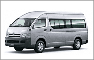 【BUS1】ハイエースコミューター（14人乗り）