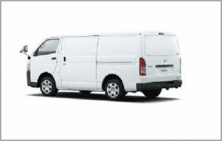 【V4】ハイエースバン冷凍車（2人乗り）